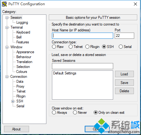 下载putty来连接