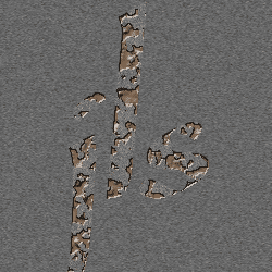 Photoshop制作蚀刻文字教程 全福编程网教程
