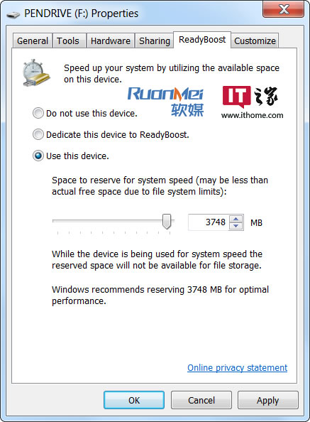 U盘给Win7/Win8系统加速是否真的可行? 全福编程网
