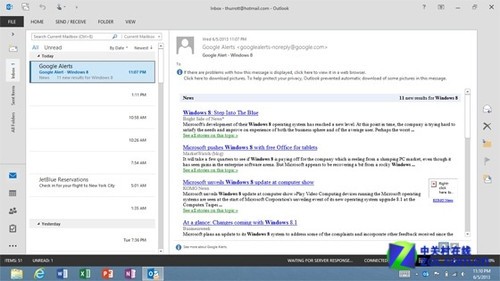 Outlook 2013 RT预览版 全福编程网
